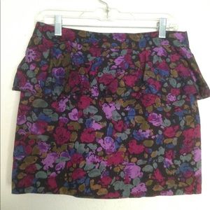 Pencil skirt with flared top